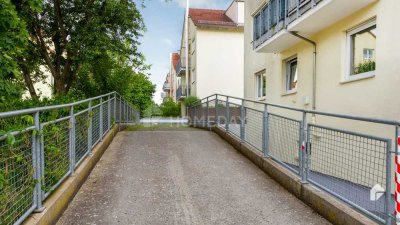 Herzlich willkommen! Sie erwartet eine 1-Zimmer-Wohnung mit Terrasse