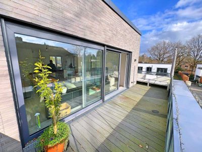 Volksdorf: Moderne 4-Zimmer-Wohnung mit Dachterrasse - ideal für Paare und Familien