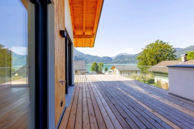 Sensationelles Penthouse mit 4 Zimmern, Seeblick, Badeplatz am Mondsee - Erstbezug! PROVISIONSFREI