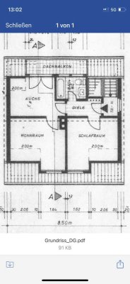 2-Zimmer-Wohnung mit Balkon in Solingen-Wald