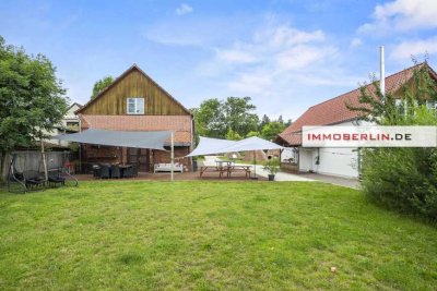 IMMOBERLIN.DE - Idyllisches Wassergrundstück mit Wohn-/Gewerbeanwesen an der Spree