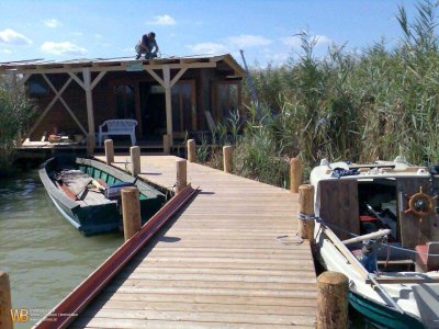 2 Seehütten in Rust am See, Offenes Wasser &amp; südliche Ruster Bucht