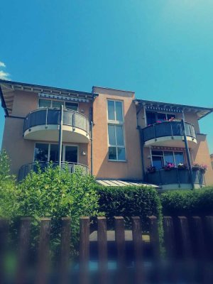 Große 3-Raum Wohnung mit Terrasse und Gartenanteil im Neubau