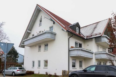 Gemütliche 2,5-Zimmer-
Dachgeschosswohnung mit Galerie und Tiefgaragenstellplatz in Schongau!