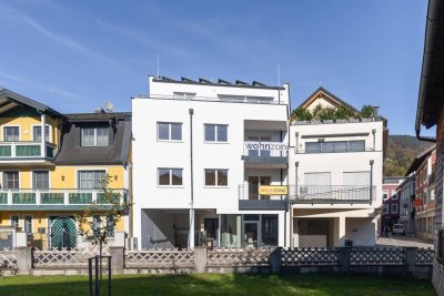 BEZUGSFERTIG mitten in Mondsee: Moderne 3-Zimmer-Wohnung mit Balkon und Tiefgarage!