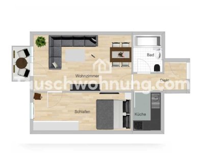 Tauschwohnung: 2 Raum Wohnung in Pieschen