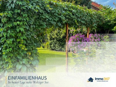 Einfamilienhaus in Seenähe mit Garten