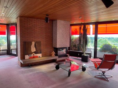 RESERVIERT - Mid Century Penthouse mit großartiger Dachterrasse und Schlossblick