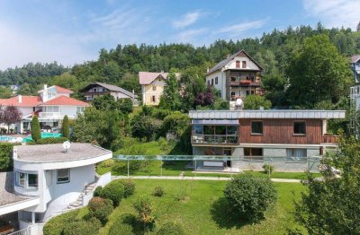 „Architektenseeblickvilla“ mit separatem Appartement in Krumpendorf am Wörthersee