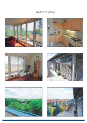 Penthouse mit Seeblick / Exklusive 2,5-Zimmer-Wohnung in Hennigsdorf mit Garage