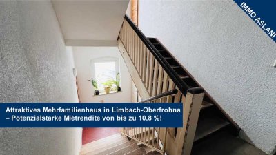 Attraktives Mehrfamilienhaus in Limbach-Oberfrohna – Potenzialstarke Mietrendite von bis zu 10,8