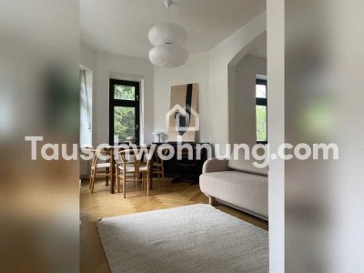 Tauschwohnung: 2-3 Zimmerwohnung wunderschöner Altbau mit Blick ins Grüne