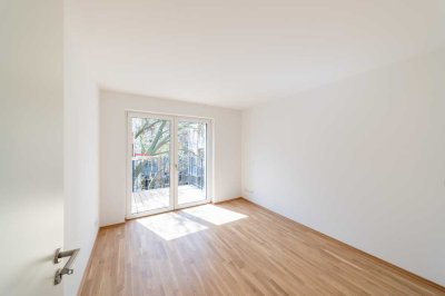 Erstbezug - 3-Raumwohnung mit Sonnenbalkon, Tiefgaragenstellplatz und EBK - WE10