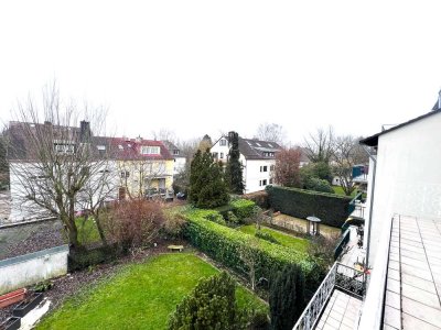 4 Zi.-Wohng, über 2 Etage ca. 110 m², ruhige Lage, 2-Fam.-Haus, Innenstadt-Nord, 8 mtr. Balk.+Grill