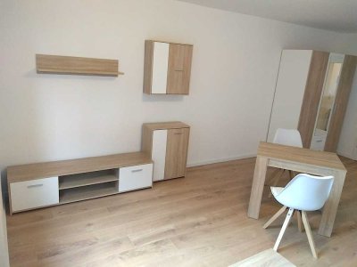 möbiliertes 1-Zimmer-Appartment mit Stellplatz