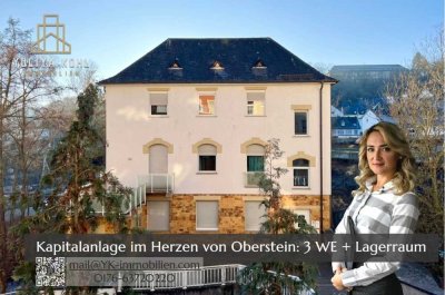 ⏰***JETZT PREISREDUZIERT***⏰MFH mit drei Wohneinheiten und Lagerhalle im Herzen von Idar-Oberstein