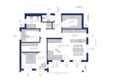 Gestalten Sie Ihren Bungalow SO, wie es Ihnen passt! Barrierefreier, lichtdurchfluteter Wohnraum der