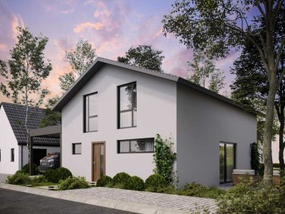 Modernes Einfamilienhaus in massiver Bauweise