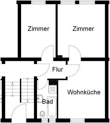 2-Zimmer-Wohnung frei!