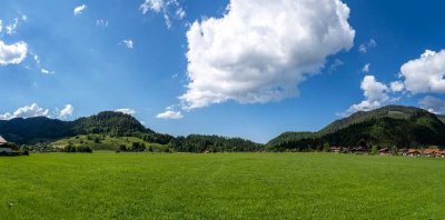 EIN ALTERS-RUHESITZ IM CHIEMGAU mit PANORAMA BERGBLICK