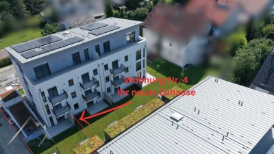 Barrierefrei - Nachhaltig - Neubau: 2-Zi.-Wohnung Garten + Terasse