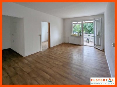 Barrierearme 2-Raum-Wohnung! Wanne und Dusche // Küche mit Fenster // Balkon mit Blick ins Grüne!