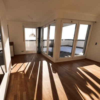 Exklusive, vollst. renovierte 4-Raum-Penthouse-Wohnung mit geh. Innenausstattung, Terrasse und EBK