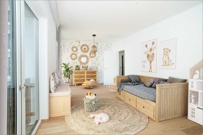 Erstbezug: Riesen Balkon und top modern - inkl. Einbauküche!