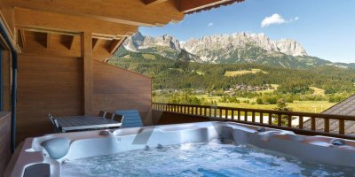 Möbliertes Chalet mit Blick auf den Wilden Kaiser