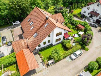 Wunderschöne 4,5 Zimmer-Maisonette-Wohnung mit Garten und Carport in Oberschweinbach