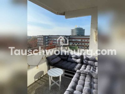 Tauschwohnung: Tauschen 2 Zimmer mit Balkon und Blick über Stadtpark