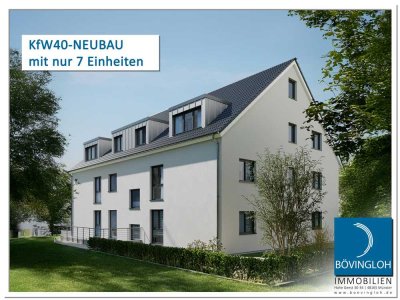 KfW40-Neubauwohnung mit zwei Zimmern