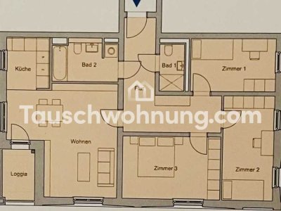 Tauschwohnung: 4-R-Whg gegen ähnlich große Whg in Zentrum Ost/Babelsberg