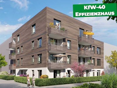 KfW-40 Haus in Holz-Hybrid Bauweise 4-Zimmerwohnung mit großem Wohnbereich. Ideal für Familien