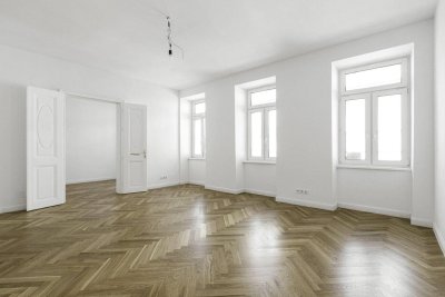 Balkonwohnung beim Wilhelminenberg! 3-Zimmer-Erstbezug im Luxus-Altbau!