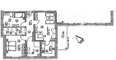 Neuwertige 3,5-Zimmer-Wohnung mit Terrasse und Gartenanteil in zentraler und ruhiger Lage in Kemnath