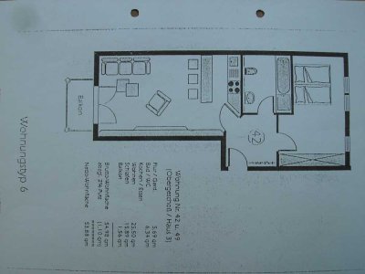 Schöne 2-Zimmer-Wohnung in Ortsrandlage mit Hausmeisterservice