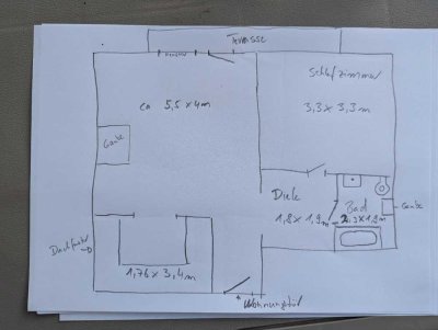 Exklusive 2-Zimmer-Wohnung mit gehobener Innenausstattung mit Einbauküche in Eschbach