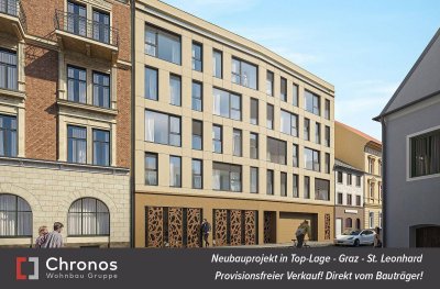 Neubauprojekt 1-Zimmerwohnung direkt in der Leonhardstraße!