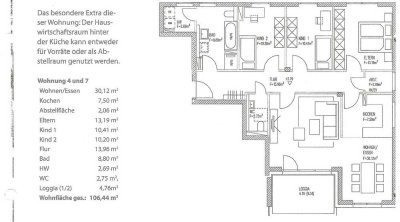 Geschmackvolle 4-Raum-Wohnung in Augsburg