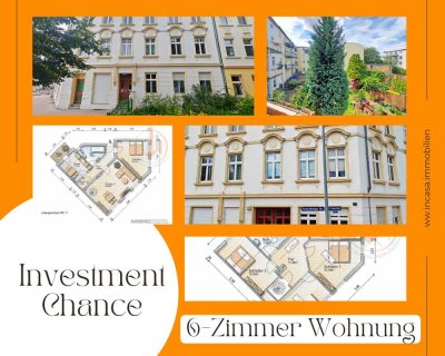 Jetzt investieren - 4,88% Rendite & enormes Mietsteigerungspotenzial! 6-Zimmer Wohnung in Magdeburg