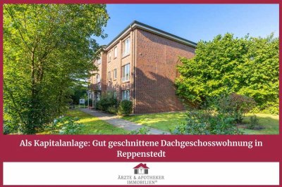 Als Kapitalanlage: Gut geschnittene Dachgeschosswohnung in Reppenstedt