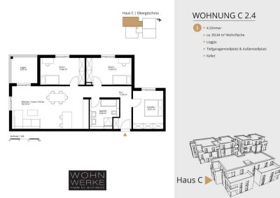 Whg C 2.4. - 4 Zimmer - Obergeschoss