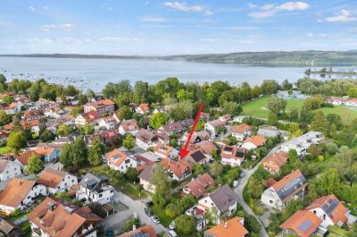 Ammersee - Leben wo andere Urlaub machen: 
Grundstück mit Altbestand