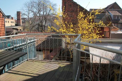 3-Raum-Wohnung im Zentrum von Quedlinburg - Balkon inklusive