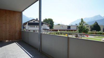 Schöne 2 Zimmer-Terrassenwohnung in sonniger, zentraler Lage von Bludesch