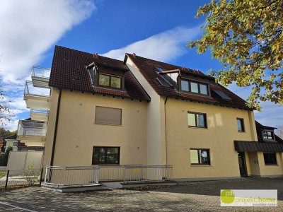 Erstbezug - Charmante 2-Zi.- Wohnung m. Ankleidezimmer und zwei Balkonen