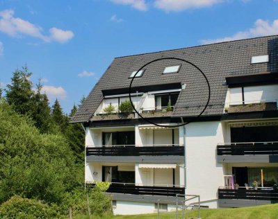 Hahnenklee - Attraktive 2-Zimmer-Maisonette-Wohnung mit Balkon