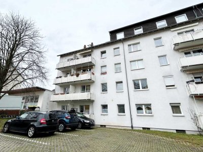 Rödermark: Leerstehende schöne Zwei-Zimmerwohnung mit Balkon in ruhiger Nachbarschaft