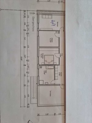 Sanierte Wohnung mit drei Zimmern und Terrasse in Maxdorf